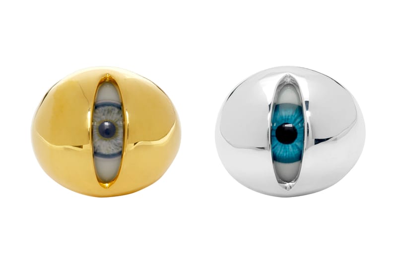 UNDERCOVER Gold & Silver Eyeball Singet Ring | Hypebeast UNDERCOVER Gold & Silver Eyeball Singet Ring | Hypebeast