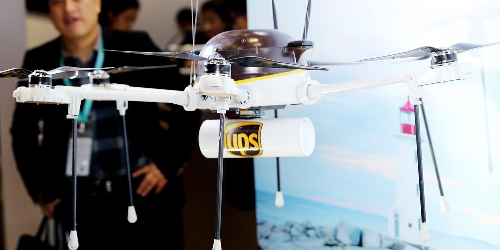 UPS становится первой одобренной правительством компанией, эксплуатирующей авиакомпанию, использующую дроны