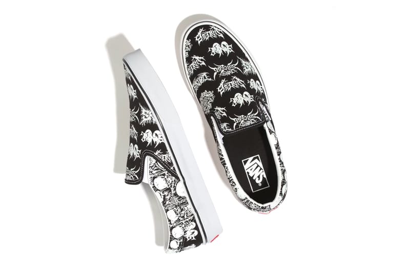 Forgotten bones deals slip on vans