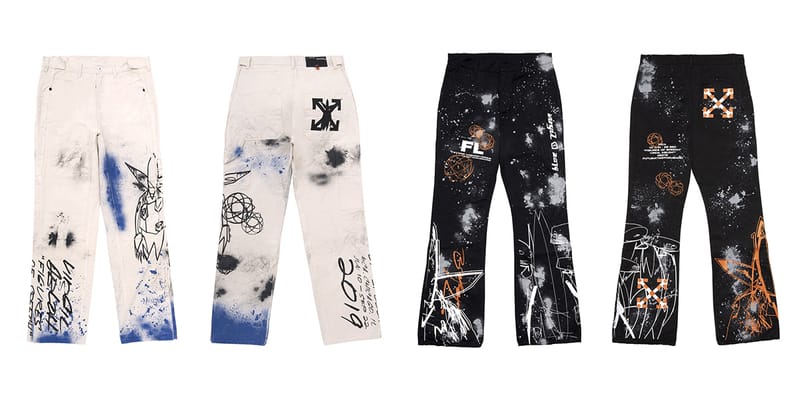 Off white hot sale futura pants