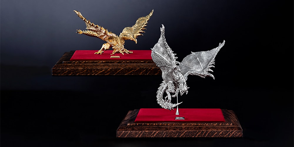 Monster Hunter выпускает золотые скульптуры Ратиан и Раталос за 81 500 долларов США
