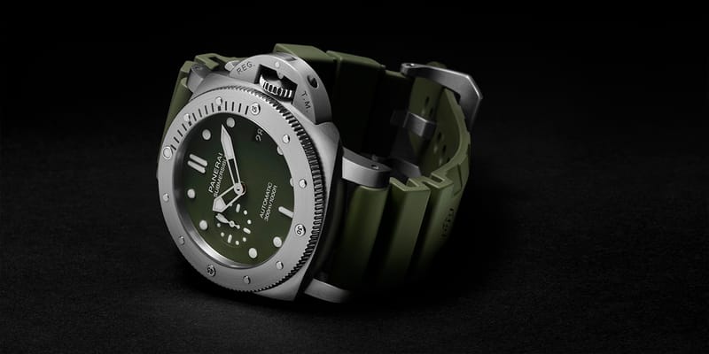 Panerai Submersible Matte Green PAM1055 Release Hypebeast