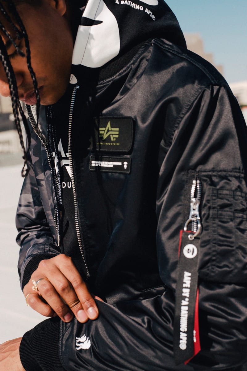 AAPE x Alpha Industries Fall Winter 2019 Collection Hypebeast