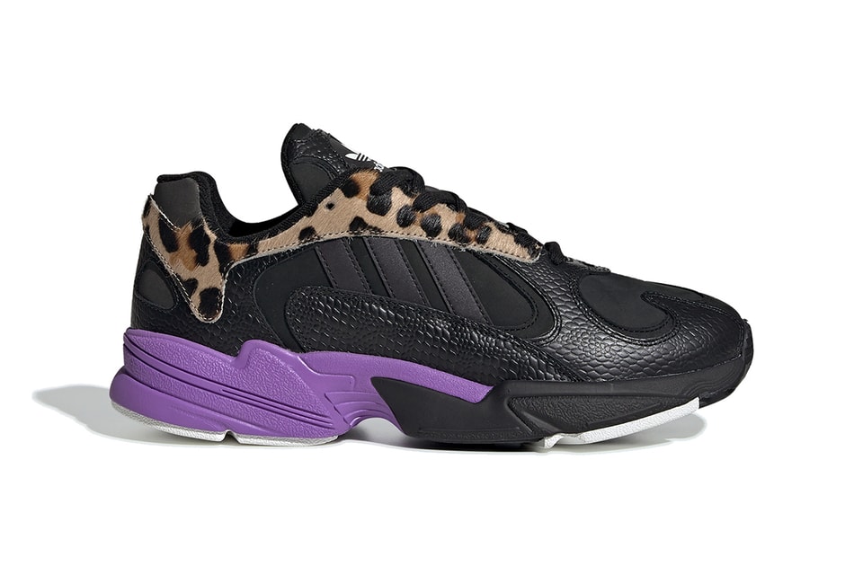 womens adidas yung 1 og trainers purple