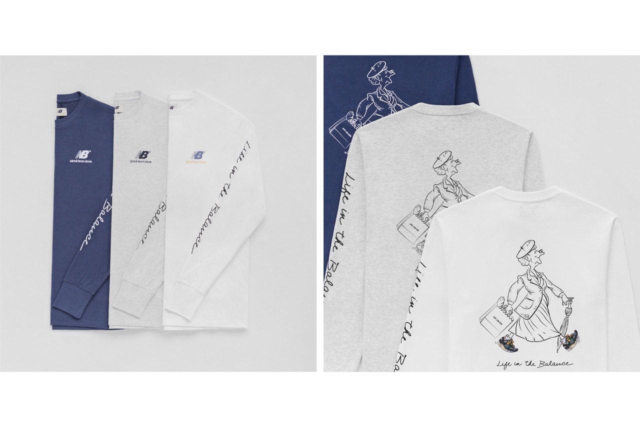 aime leon dore x new balance shirt