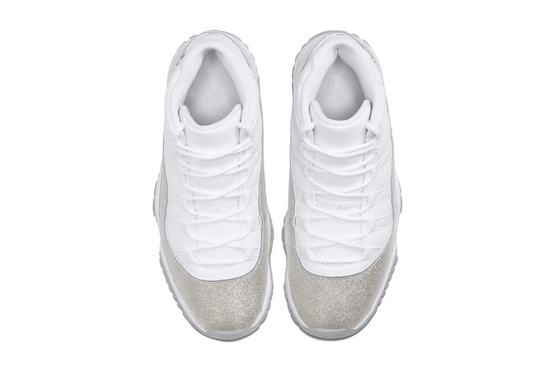 Air jordan retro 11 silver glitter sale