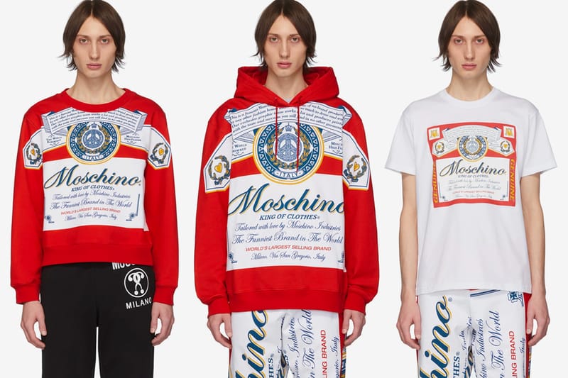 Budweiser x Moschino FW19 Collection Release Hypebeast