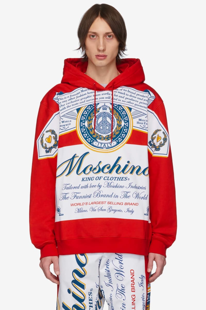 Budweiser x Moschino FW19 Collection Release Hypebeast