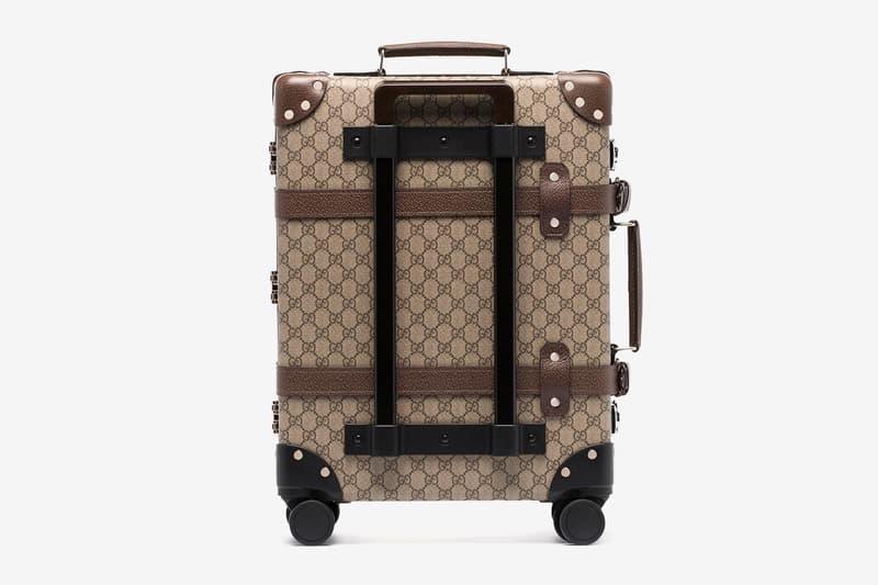 Browns Gucci Globetrotter Cotton Leather Suitcase | Hypebeast