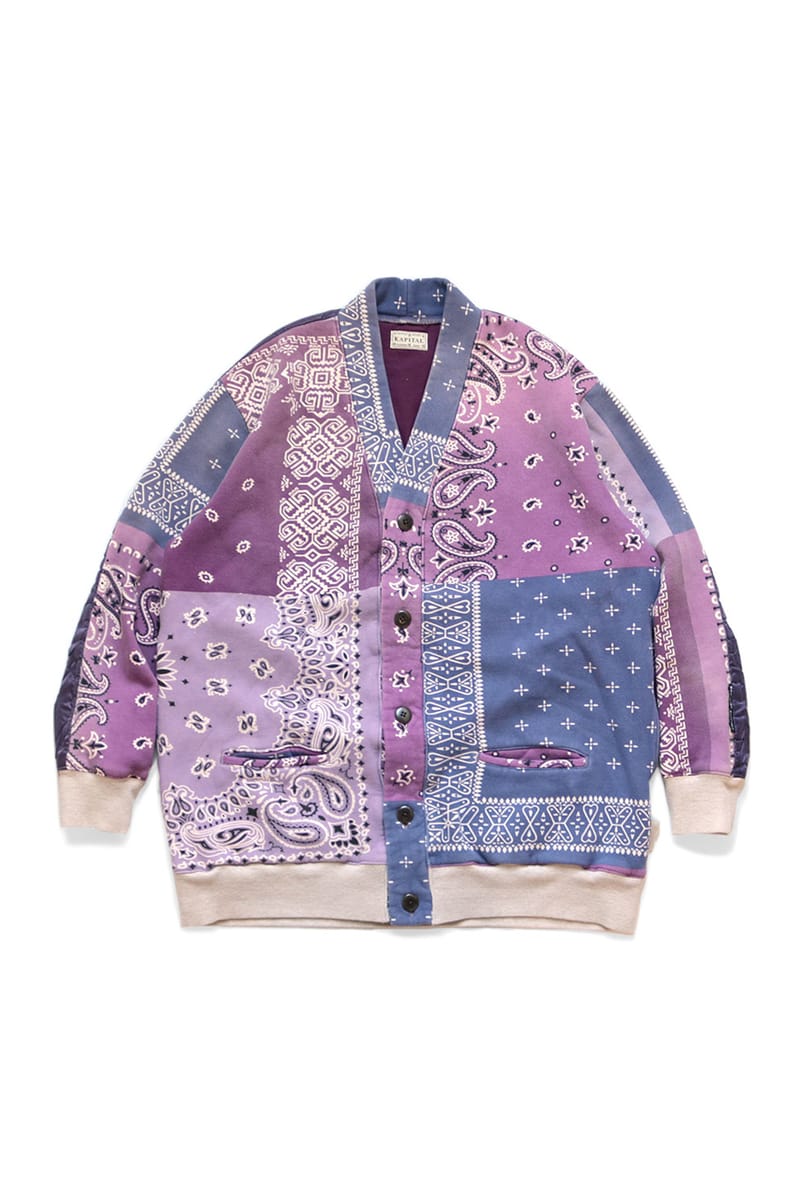 KAPITAL Quilted Bandana Bivouac Cardigans | Hypebeast