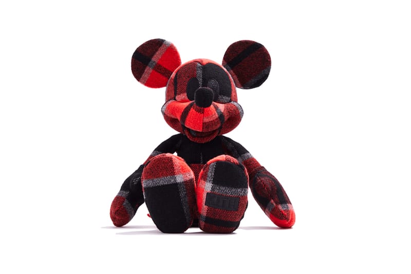 Kith x Disney Large Mickey Plush Plaid | eBay