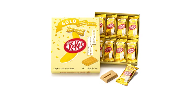 KitKat Japan Gold Caramel Tokyo Banana Flavor | Hypebeast