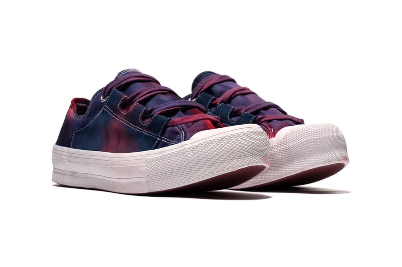 Needles アシンメトリックギリー スニーカー インディゴ デニム