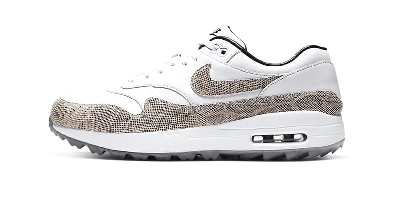 Nike air max 1g golf shoes 2019 clearance platinum/white/grey