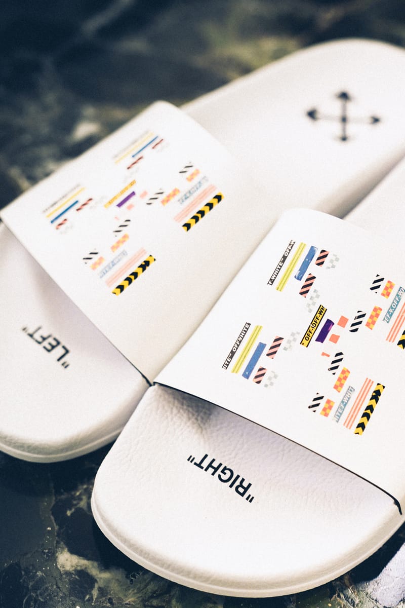 Off white store nike slides