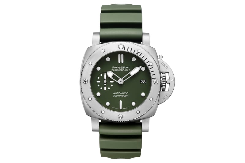 Panerai Submersible Matte Green PAM1055 Release Hypebeast