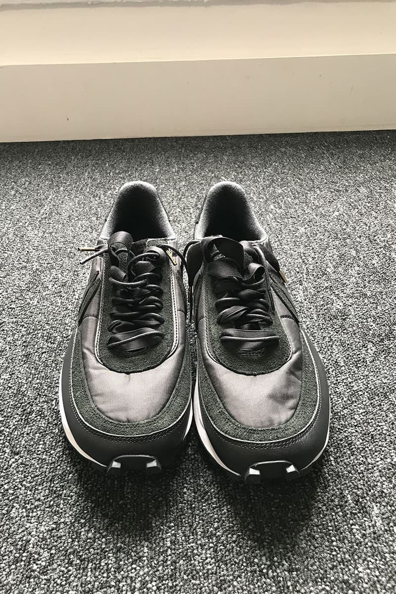 nike sacai ld waffle black white