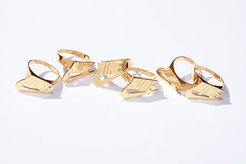 Supreme nike 14k gold hot sale ring