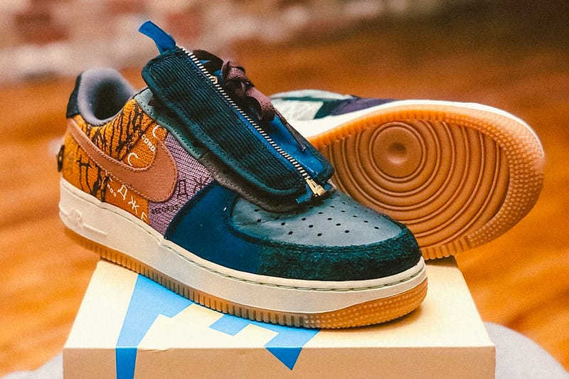 2回使用しました「最安値」travis scott af1