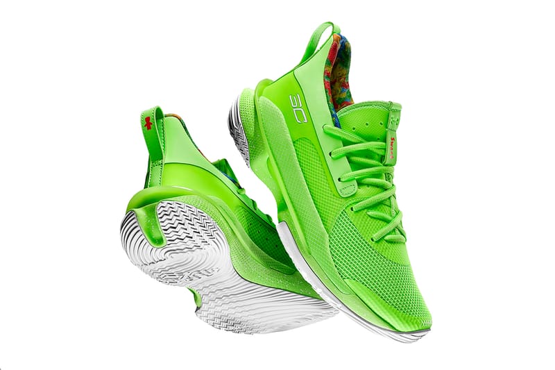 Stephen curry shoes on sale 6 green kids