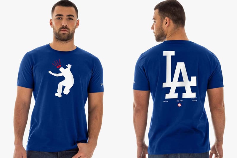 LA deals dodgers union frontman new era Tshirt