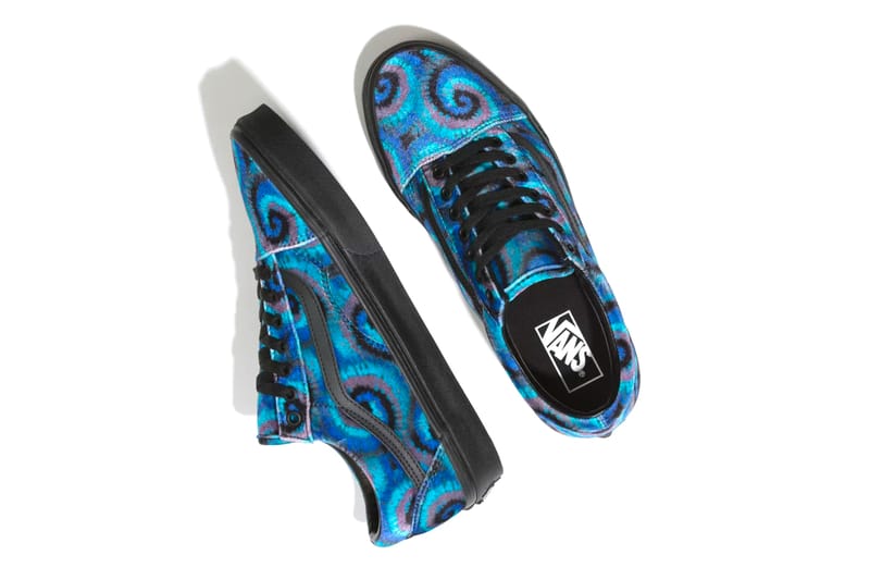 Vans blue tie on sale dye