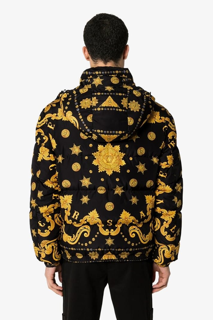 Versace Baroque-Print Puffer Jacket Release | Hypebeast