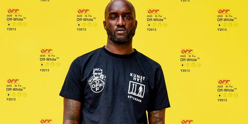 Tシャツ・カットソー Virgil Abloh Canary Yellow Pyrex T-Shirt Black FW 19 2019 Virgil Abloh Canary Yellow Pyrex T-Shirt Black FW 19 2019