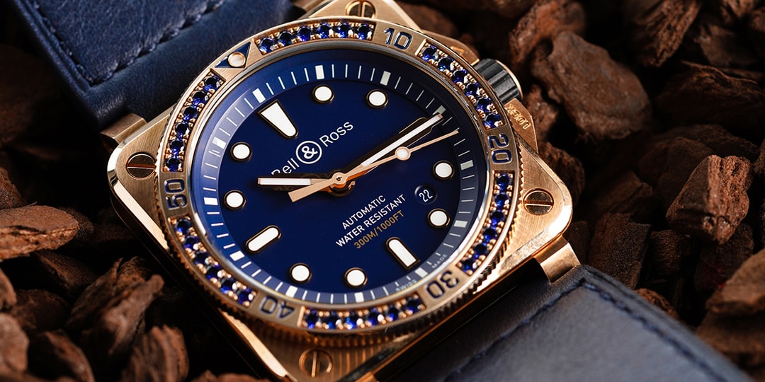 Bell & Ross усовершенствовала свои часы для дайвинга BR03-92 с корпусом из бронзы и синего сапфира