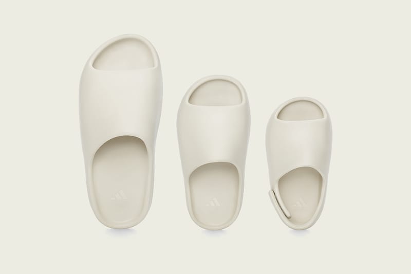 White yeezy online sandals