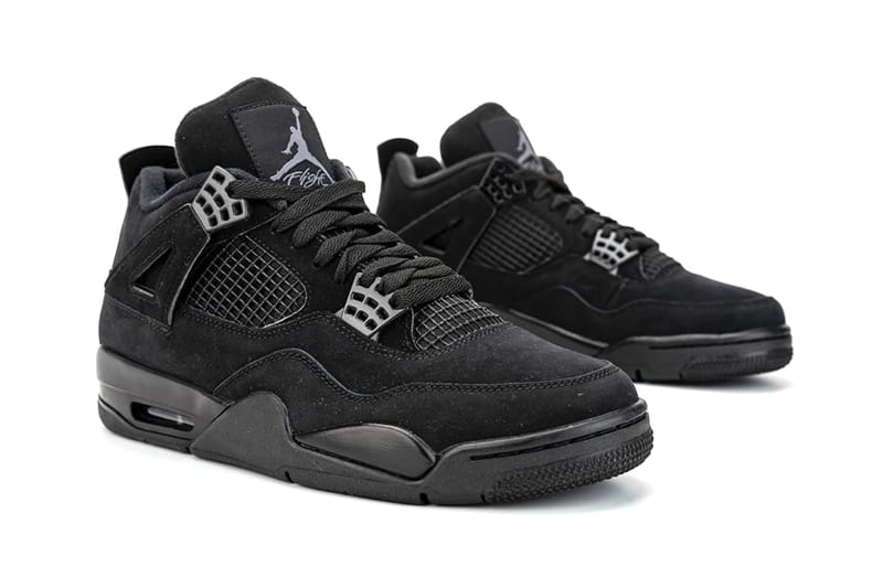 Air jordan 4 noir et or sale