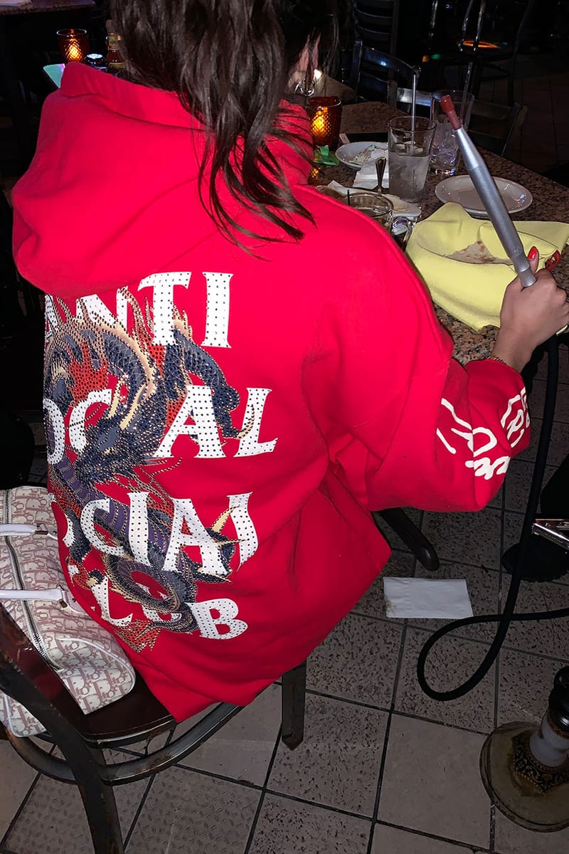 Anti social social discount club hot wheels hoodie