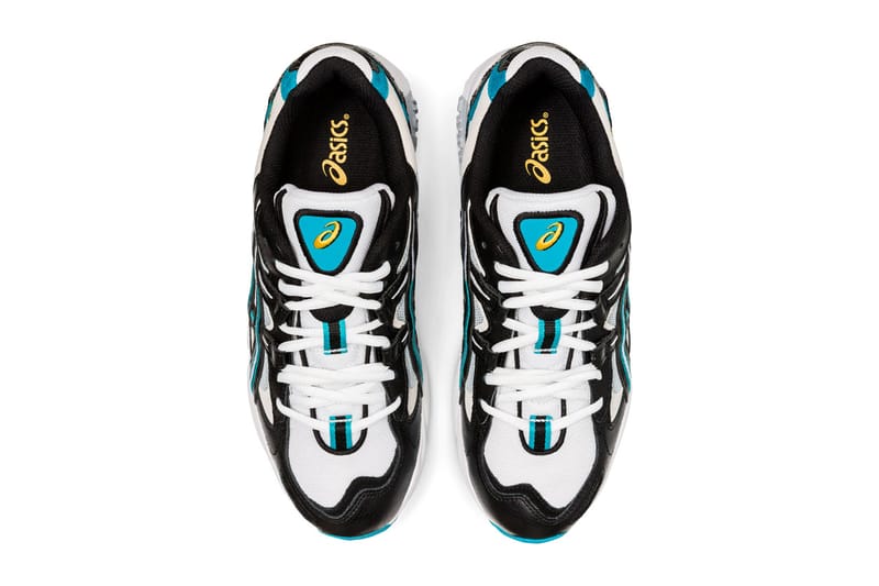 Asics black 2024 and turquoise