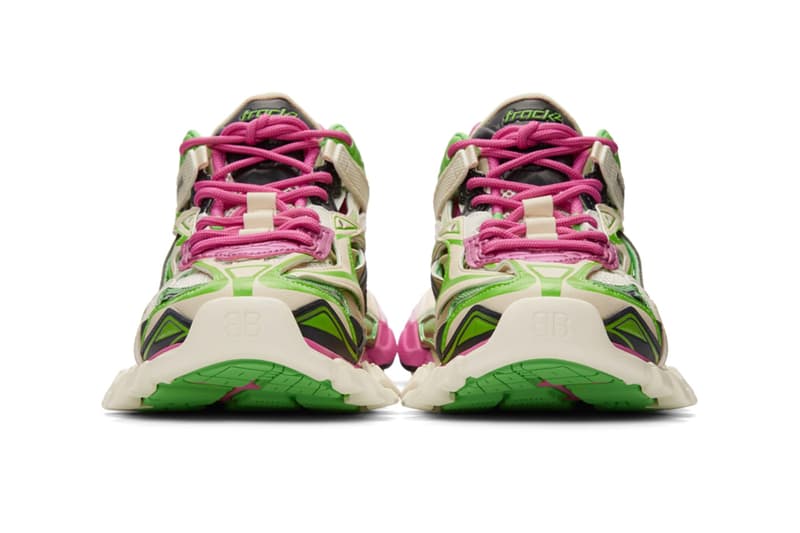 pink green and white balenciaga