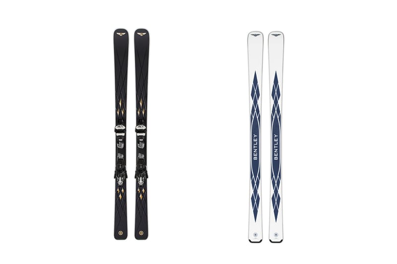 Bentley Motors x Bomber Ski Release 24-Karat Gold Skis
