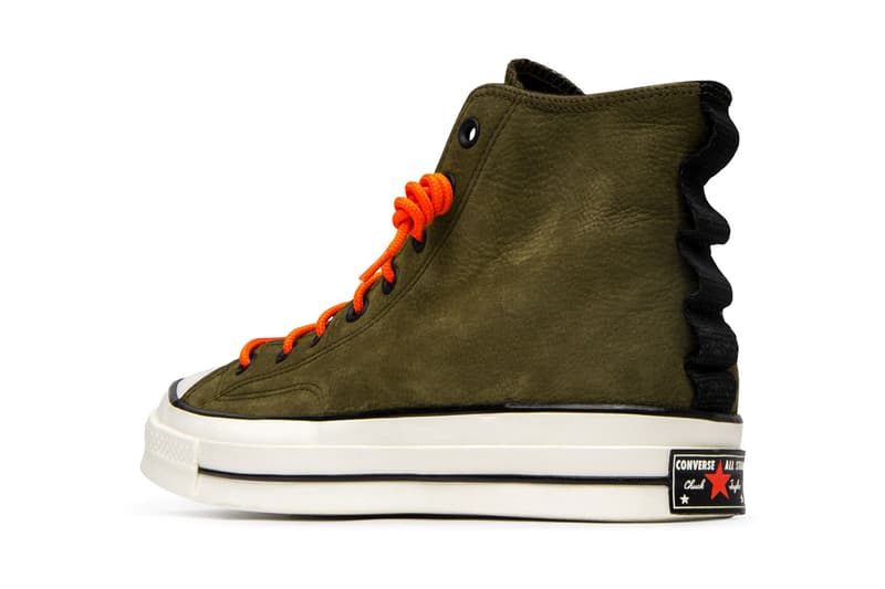 cdg converse olive