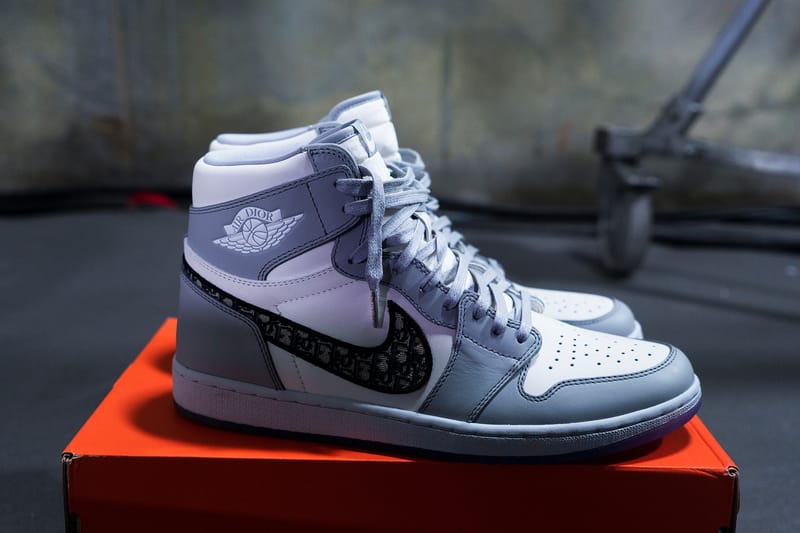 nike x dior air 1 high sneakers