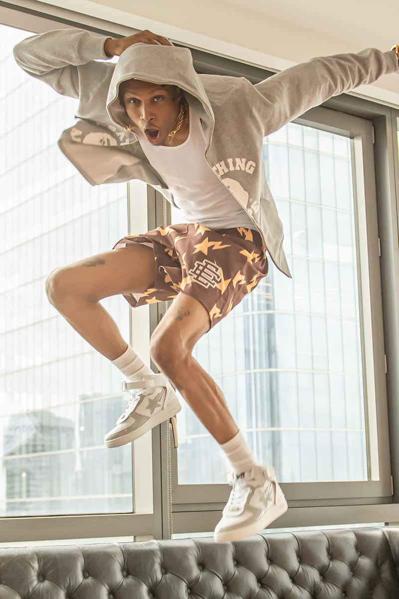 Eric Emanuel and BAPE Release Basketball Shorts Capsule | Hypebeast