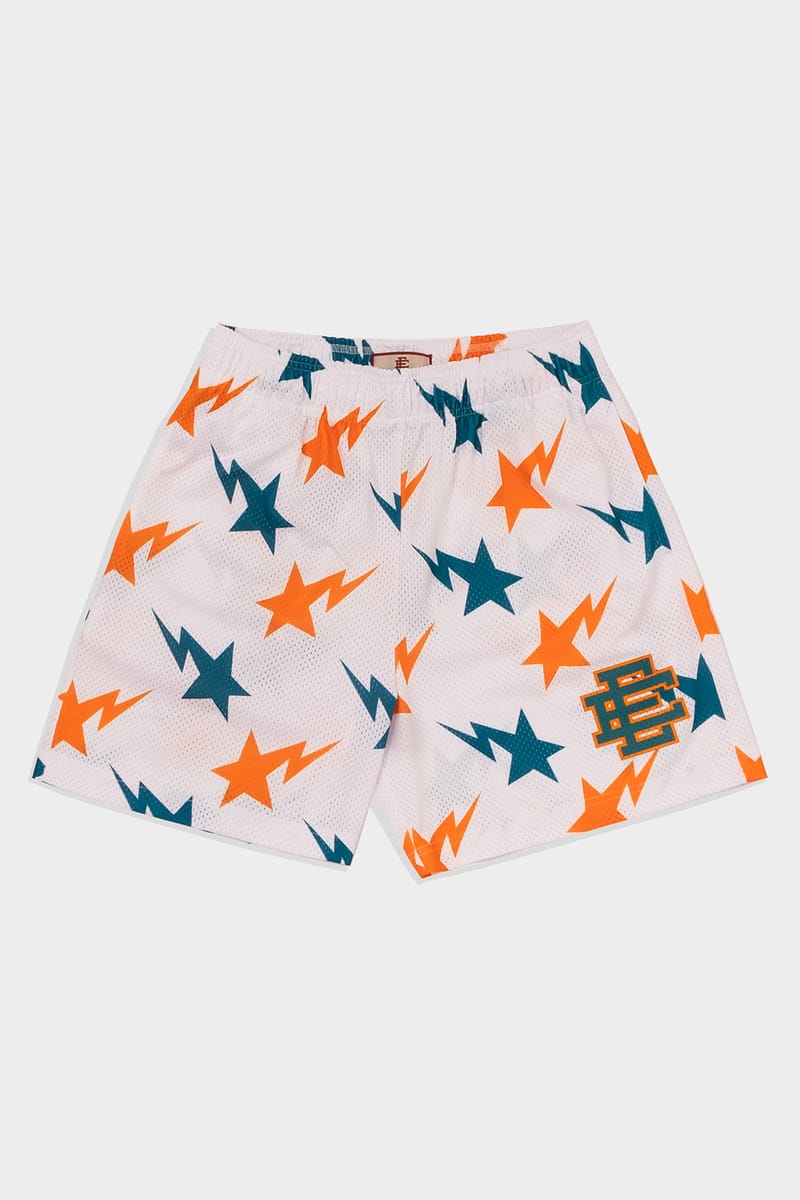 Eric Emanuel and BAPE Release Basketball Shorts Capsule