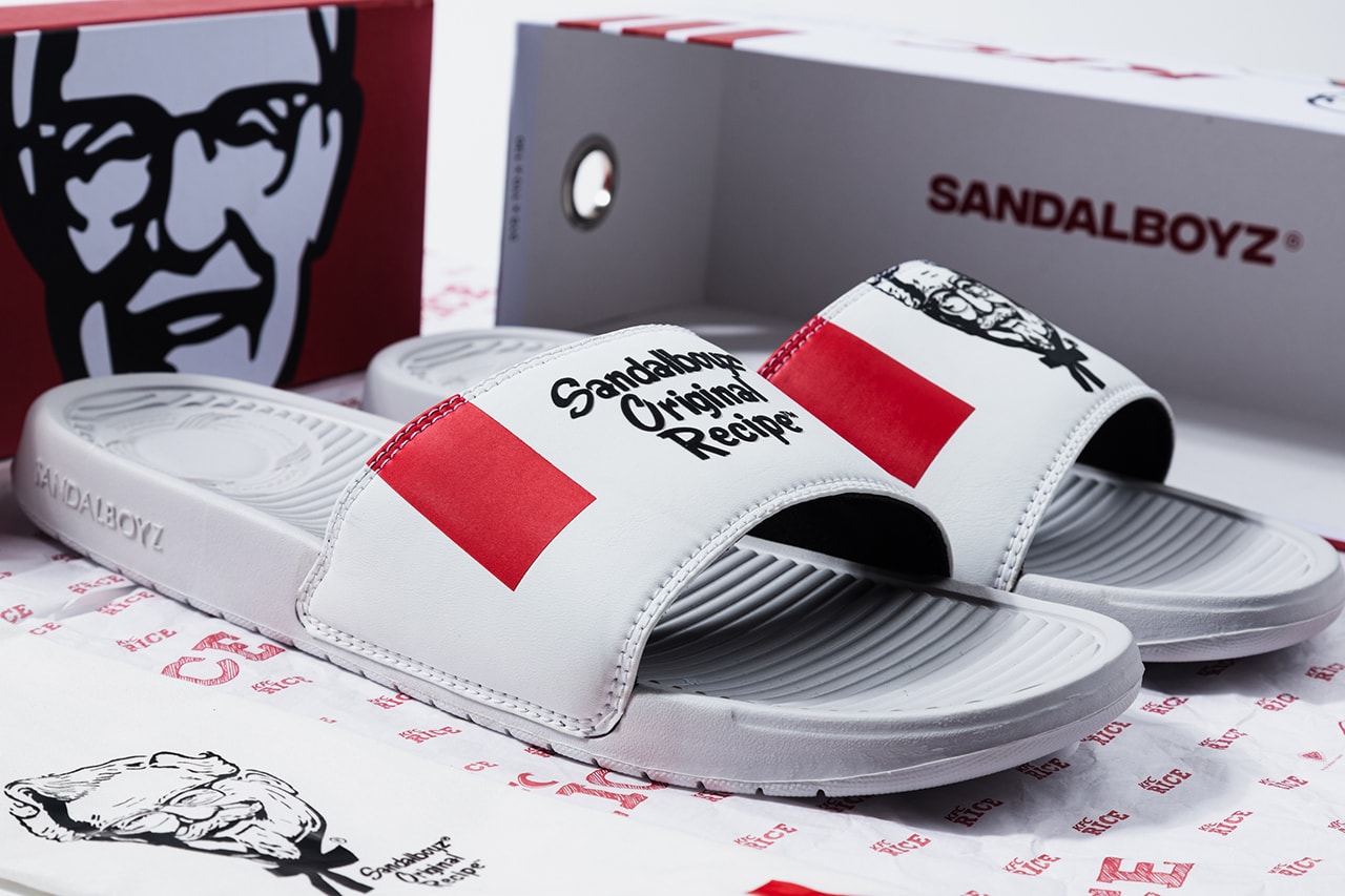kfc basketball slippers