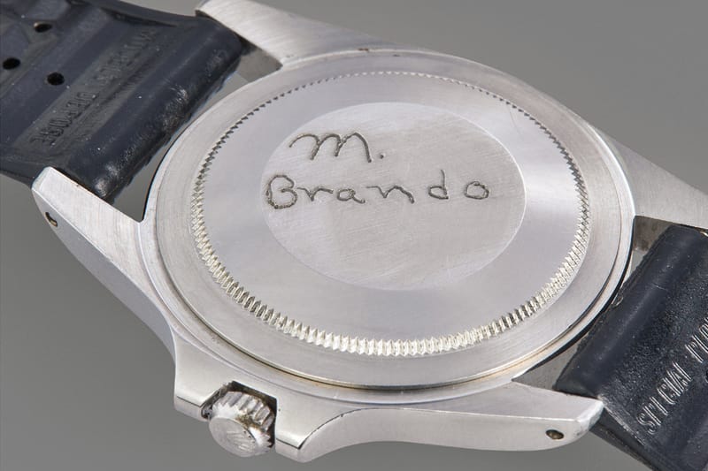 Marlon brando rolex hot sale