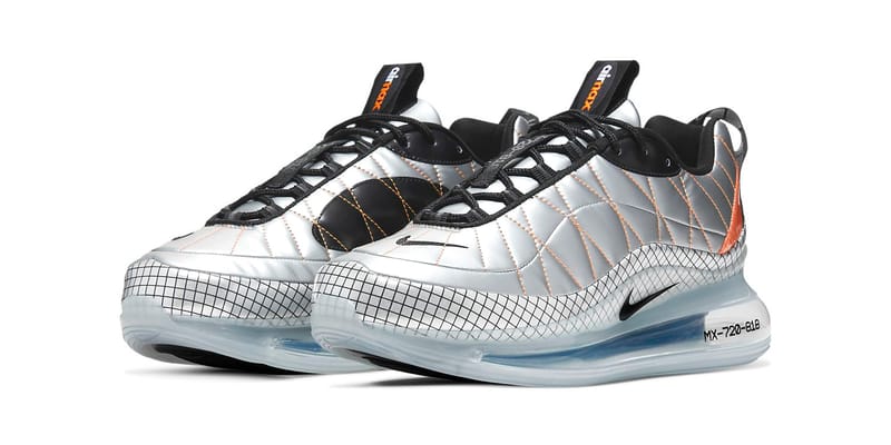 Nike's Releases Futuristic MX-720-818 in Metallic Silver and