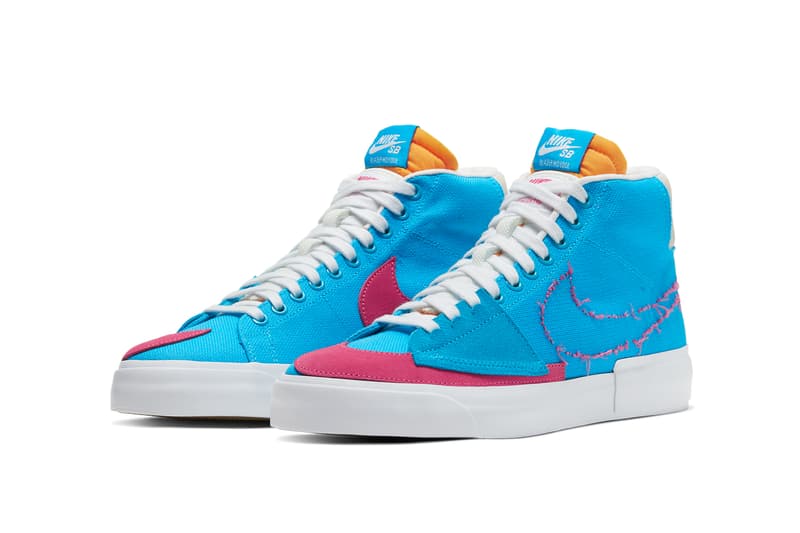 nike sb blazer mid edge aqua