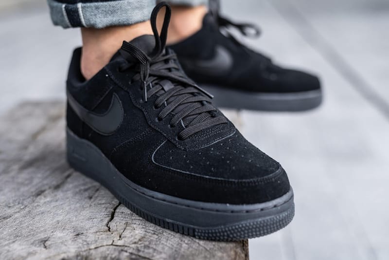 Air force shop 1 zwart suede