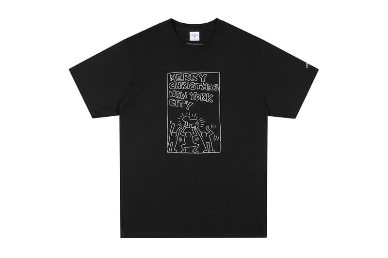 NOAH Drops Festive Keith Haring Holiday T-Shirts | HYPEBEAST