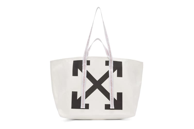 Off-White Arrows Commercial Tote Bags Release | HYPEBEAST