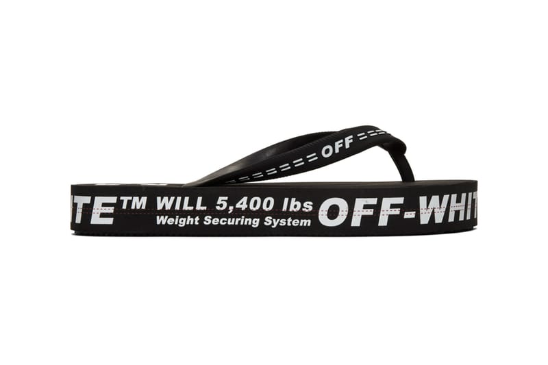 ★季節に最適快適!OFF-WHITE INDUSTRIAL BELT FLIP FLOP New Off-White Virgil Abloh Industrial Belt Flip Flop Men's