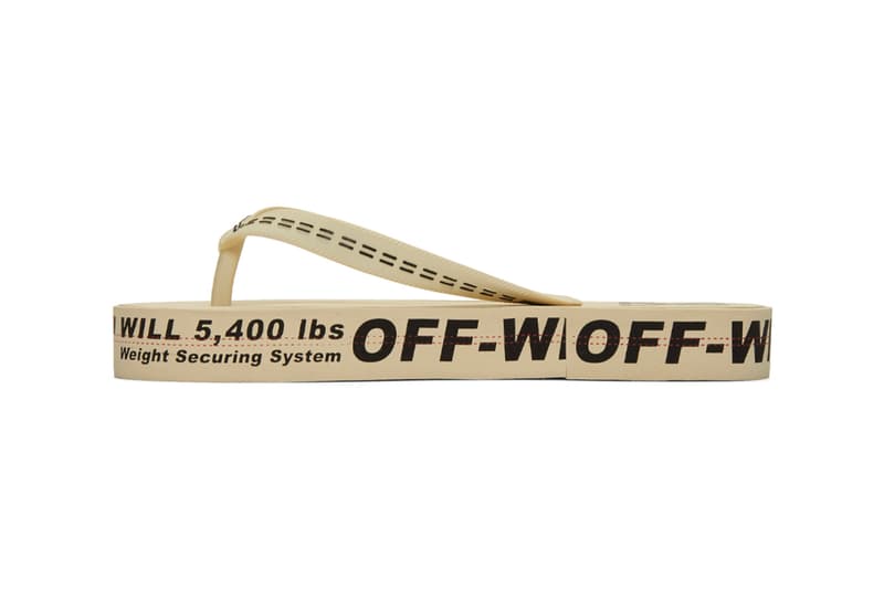 Off-White™ Industrial Flip Flops Release | HYPEBEAST