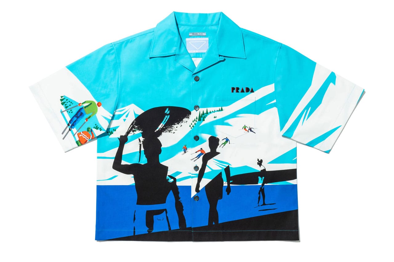Prada Camp Collar Shirt on Sale, 60% OFF | lagence.tv