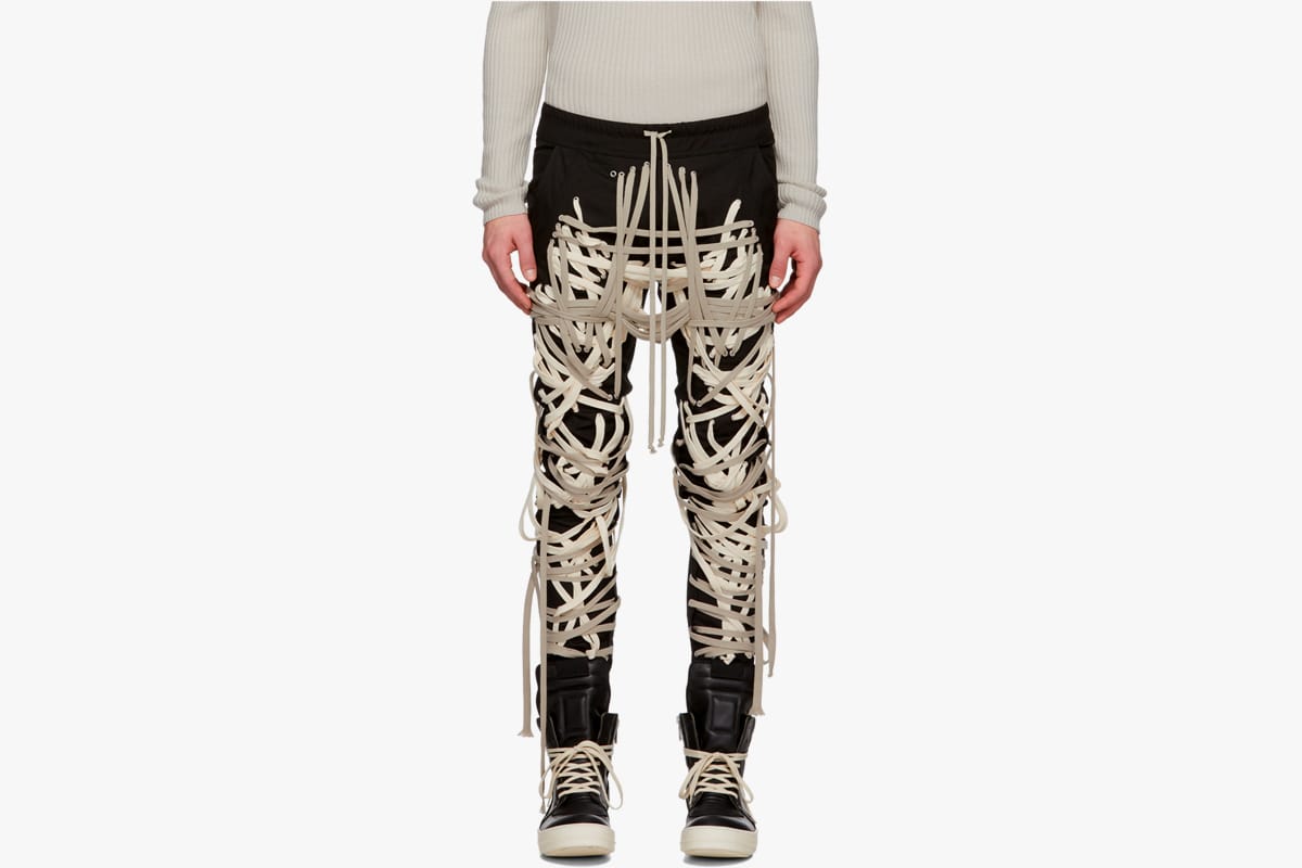 Rick Owens Mega Laced Cargo Trousers Release | Hypebeast